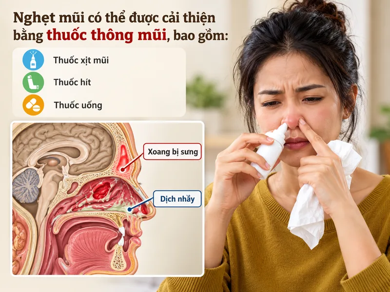 Nguyên nhân gây nghẹt mũi và những điều cần biết trước khi xử lý